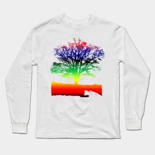 tree colorful Long Sleeve T-Shirt